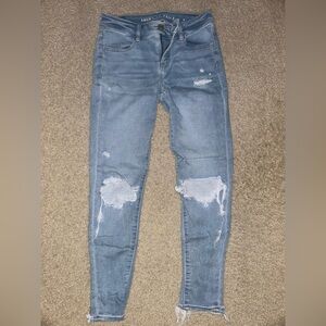 American Eagle Outfitters Light Blue Stretch Jeans